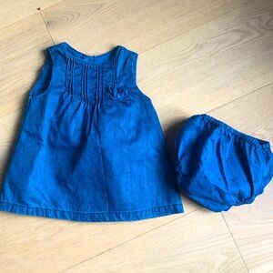 ZARA MINI 3/6 denim dress